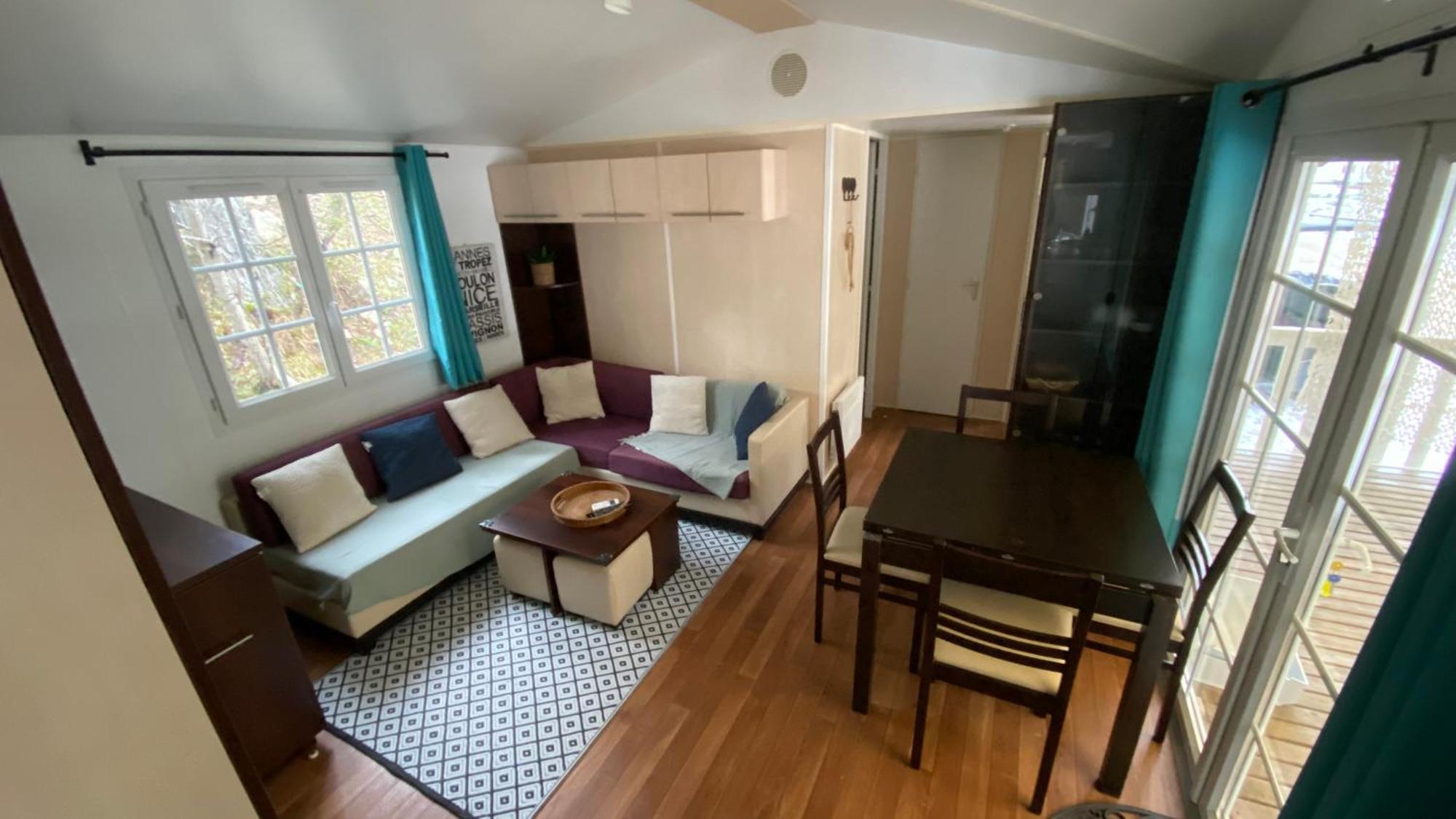 Mobilhome Comfort A La Montagne Saint-Auban  エクステリア 写真